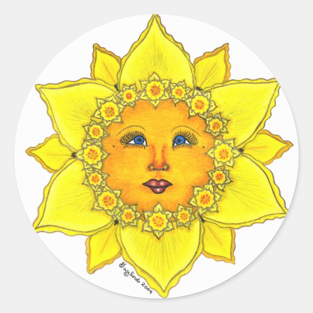Sunny Daffodil - Pegatinas (Anverso)