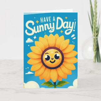 Sunny day Standard, tarjeta de felicitación plegad