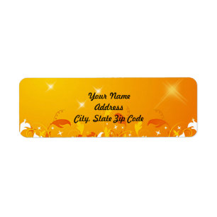 Sunny Florece Etiquetas Personalizadas :