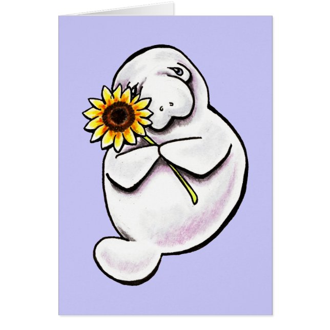 Sunny Manatee Off-Leash Art™ (Frente)