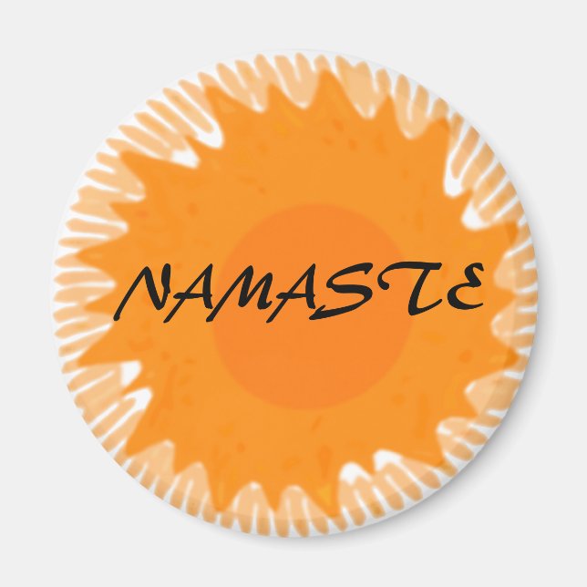 Sunny Namaste - Imanes de yoga (Frente)