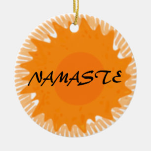 Sunny Namaste - Ornamento de yoga