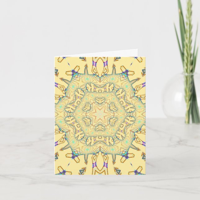 Sunny Pattern in Gentle Yellow (Anverso)