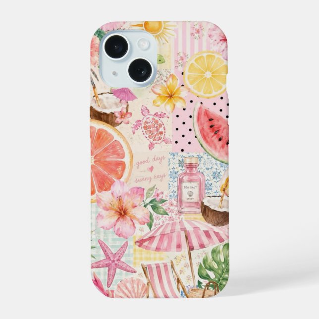 Sunny Rays Summer Aesthetic Collage (Reverso )