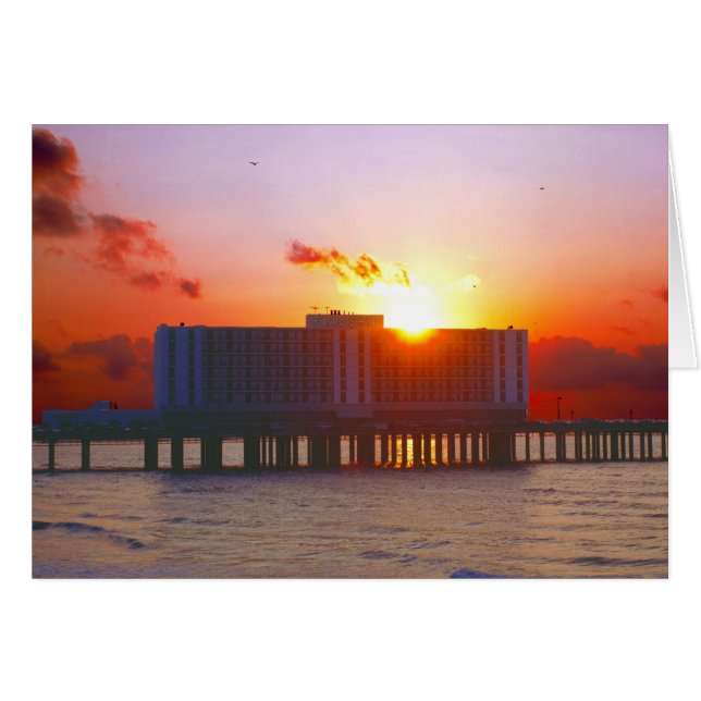 Sunrise At The Flagship Hotel Cards (Anverso (Horizontal))
