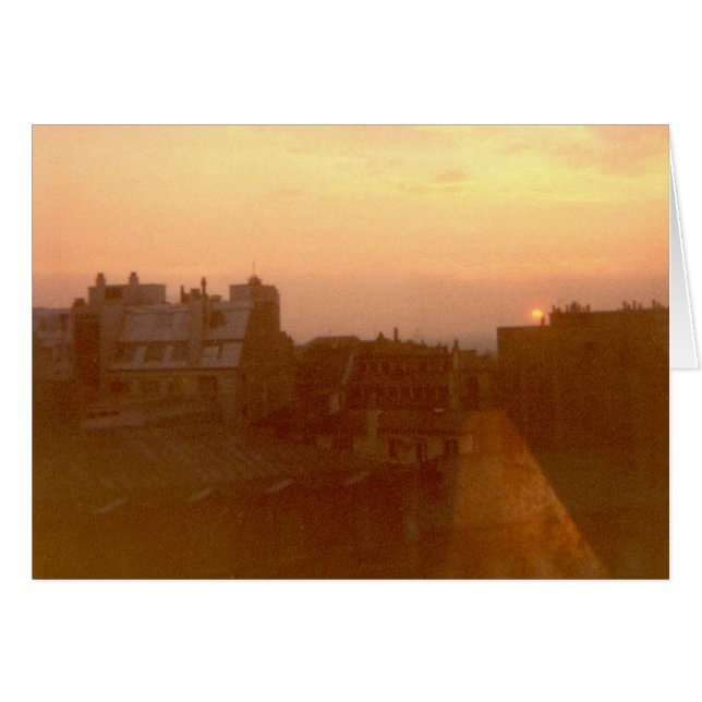 "Sunrise, Avenue Marceau, Paris" (Anverso (Horizontal))