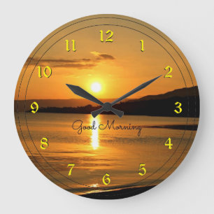Sunrise - Buenos días, números de reloj del sol