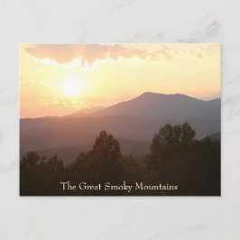 Sunrise in Great Smoky Mountains, postal
