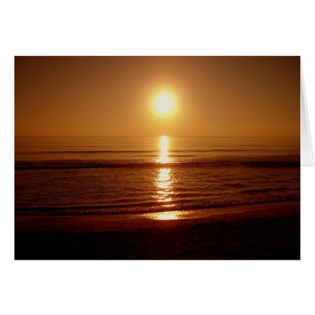 Sunrise Over Ocean (Anverso (Horizontal))