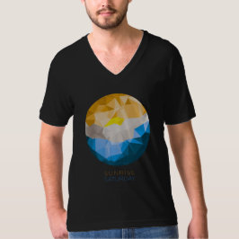 Sunrise Saturday Fine Jersey V-neck