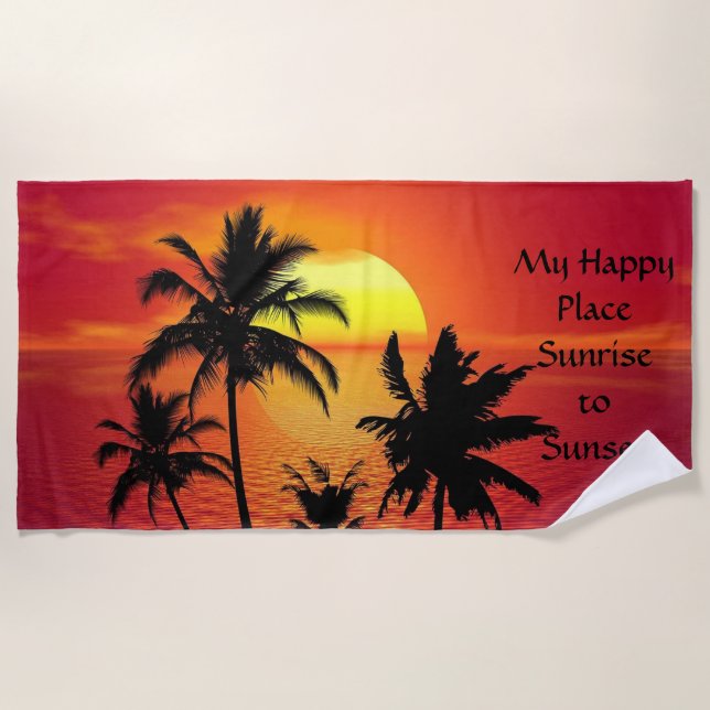 Sunrise to Sunset Beach Toalla (Anverso)