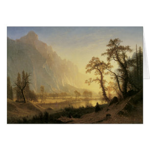Sunrise, Yosemite Valley por Albert Bierstadt