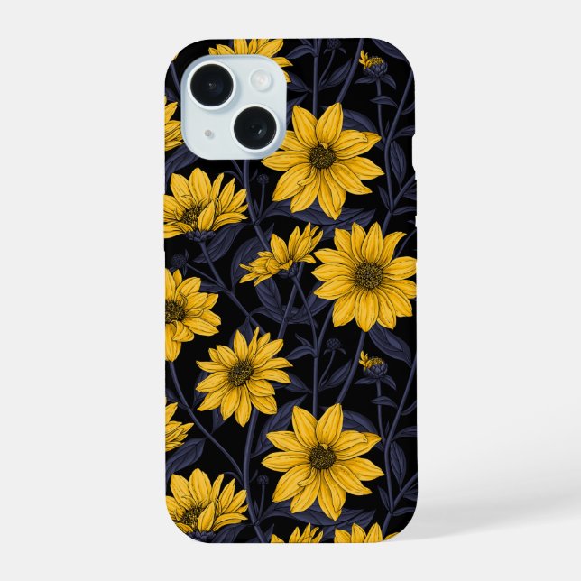 Sunroot, girasol salvaje en amarillo y azul (Reverso )