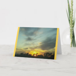 Sunset 4 Tarjeta de felicitación ... Foto de teléf