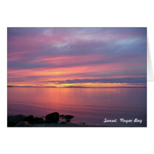 Sunset, Bahía Noyac