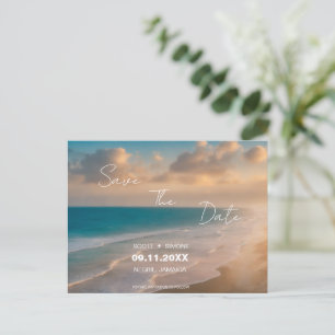 Sunset Beach Wedding Salva La Postales De La Fecha