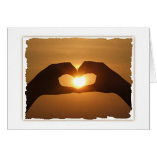 Sunset de Heart Hands