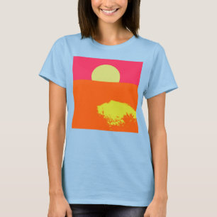 SUNSET DE VERANO - Camiseta de arte fino