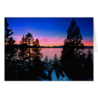 -Sunset del lago Tahoe 2011