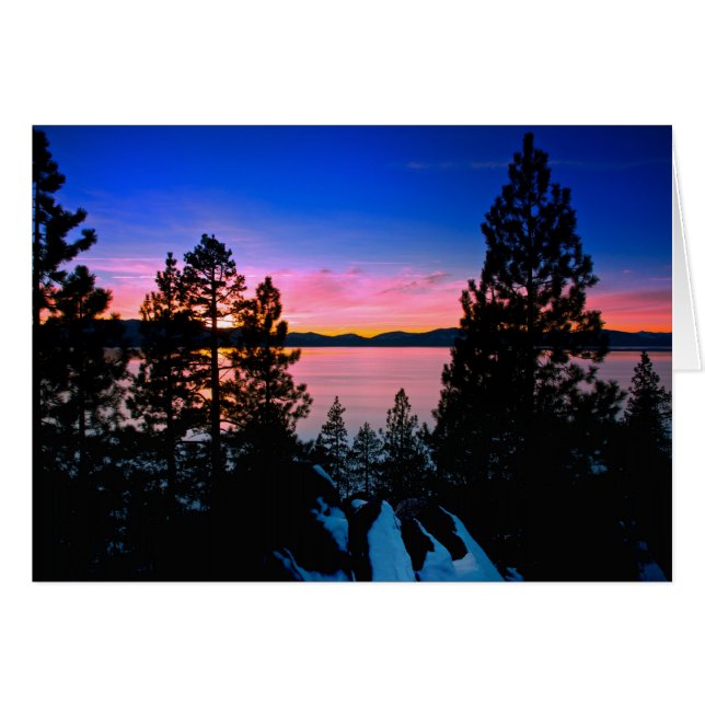 -Sunset del lago Tahoe 2011 (Anverso (Horizontal))
