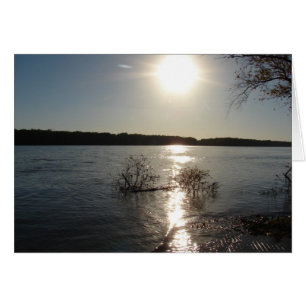 Sunset del río Misisipi
