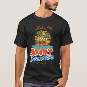 Sunset Family Cruise PERSONALIZA camiseta negra