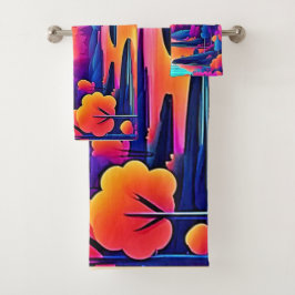 Sunset Lake Fantasy Art