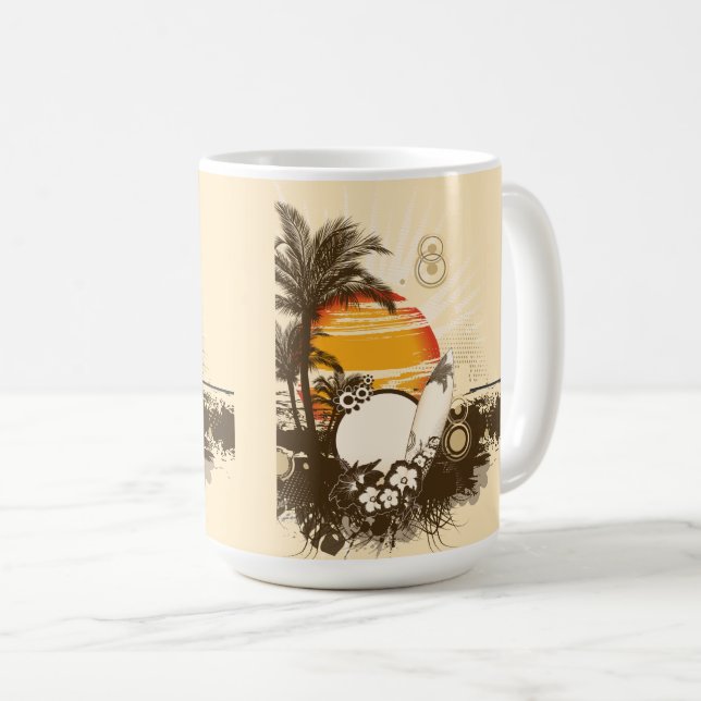 Sunset - Mug, Copa (Anverso derecho)
