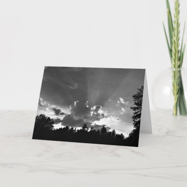 Sunset / Noir, tarjeta (Anverso)