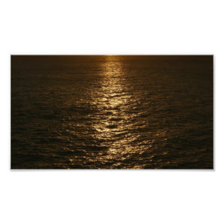 Sunset on the Water Resumen Fotografía del Océano