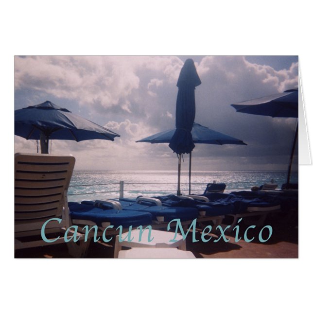 Sunset romántico cálido de Cancún (Anverso (Horizontal))