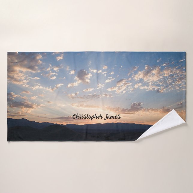 Sunset Sky personalizado (Toalla de baño)