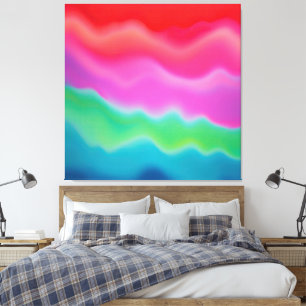 "Sunset Sorbet" arte abstracto colorido