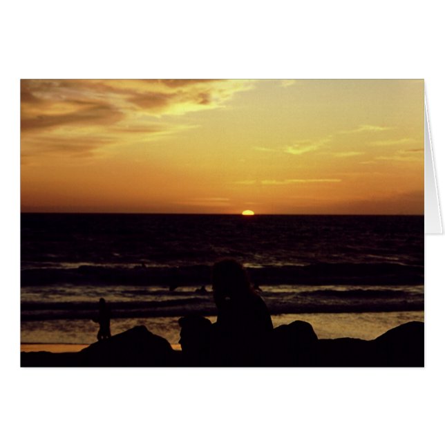 Sunset Venice CA. (Anverso (Horizontal))