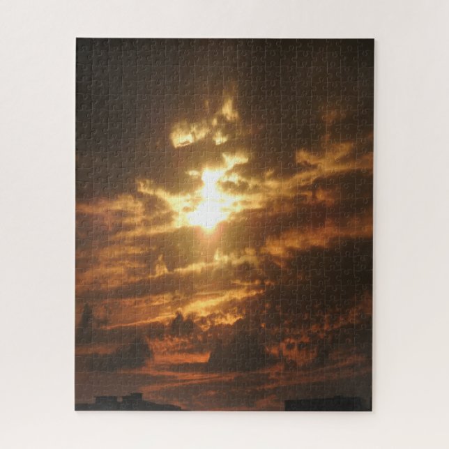 Sunset Winter Puzzle (Vertical)