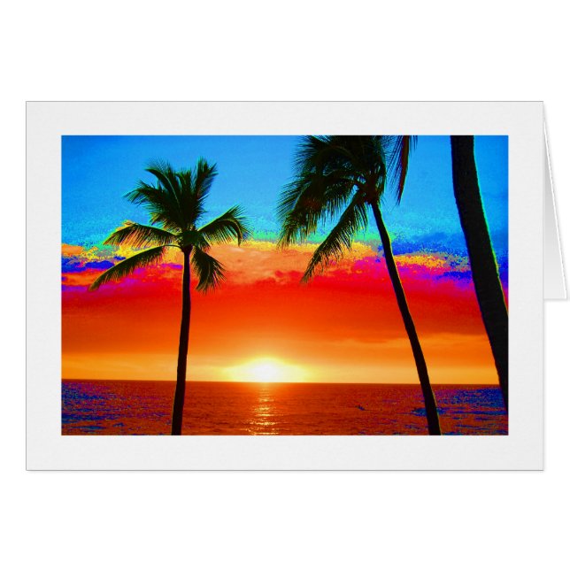 Sunsets tropicales (Anverso (Horizontal))