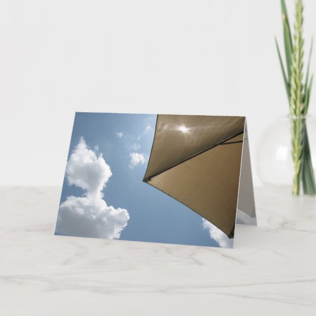 Sunshine and Peaceful Day - Tarjeta de cumpleaños (Anverso)