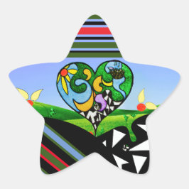 ¡SUNSHINE CREATIVES! pegatina estrella