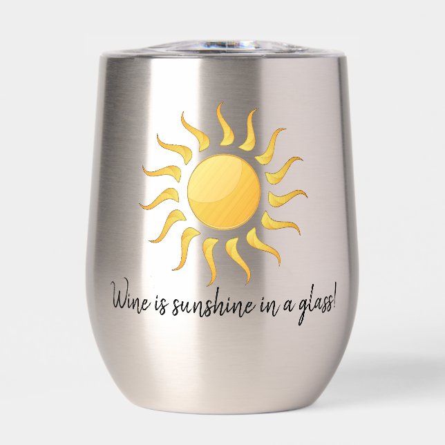 Sunshine Design Thermal Wine Tumbler (Frente)