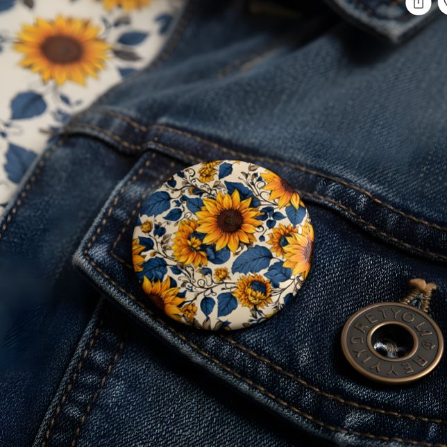 Sunshine en flor: botón girasol (Subido por el creador)
