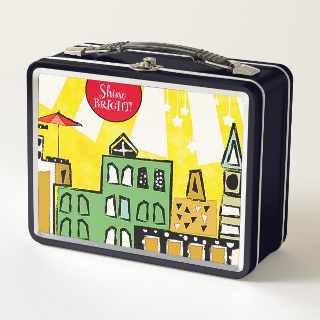 SUNSHINE EN LA CASILLA METALIZADO DE COMIDA DE LA  (Anverso)