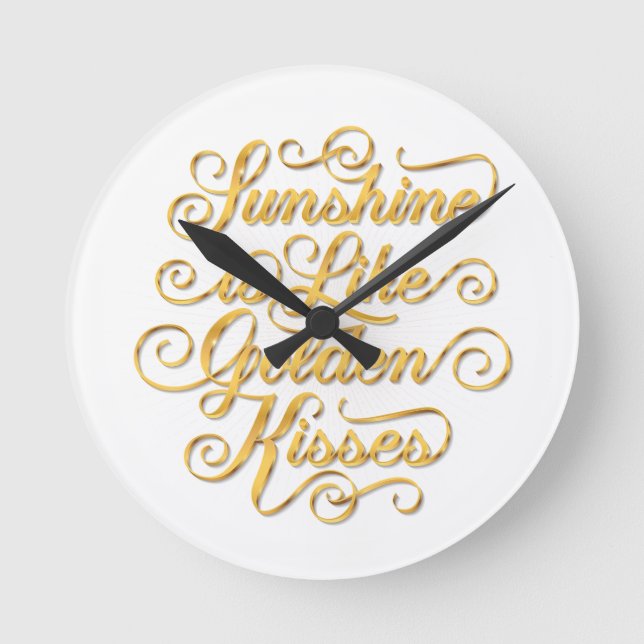 Sunshine es como el reloj de la pared de los besos (Anverso)
