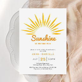 Sunshine Está En El Camino De La Invitación De Bab