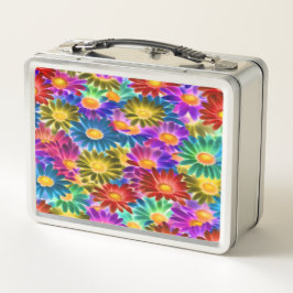 Sunshine floral #444 - Lunchbox Metalizado