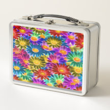 Sunshine floral #444 - Lunchbox Metalizado