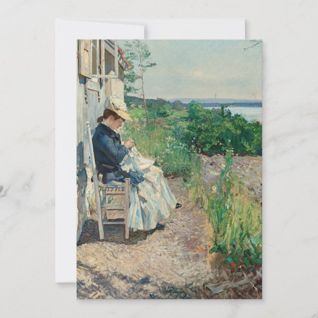 Sunshine, Kalvøya | Eilif Peterssen (Anverso)