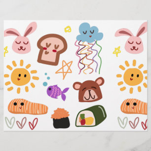 Sunshine, nubes, estrellas, osos, papel de cartón