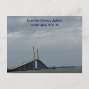 Sunshine Skyway Bridge Tampa Bay, FL. Tarjeta post