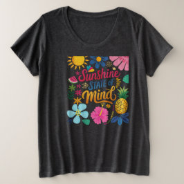 Sunshine State of Mind Plus Size T-Shirt