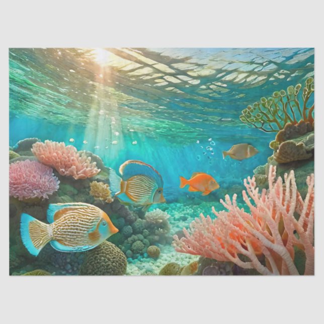 Sunshine y Tangs subacuáticos, Diseño 4 Papel de t (Anverso)